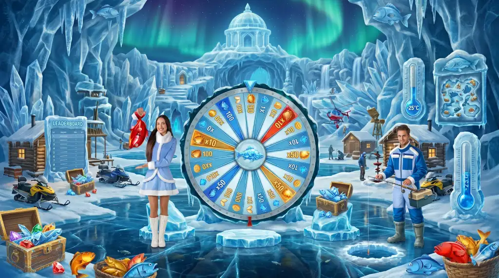Ice Fishing depth vector selection preview